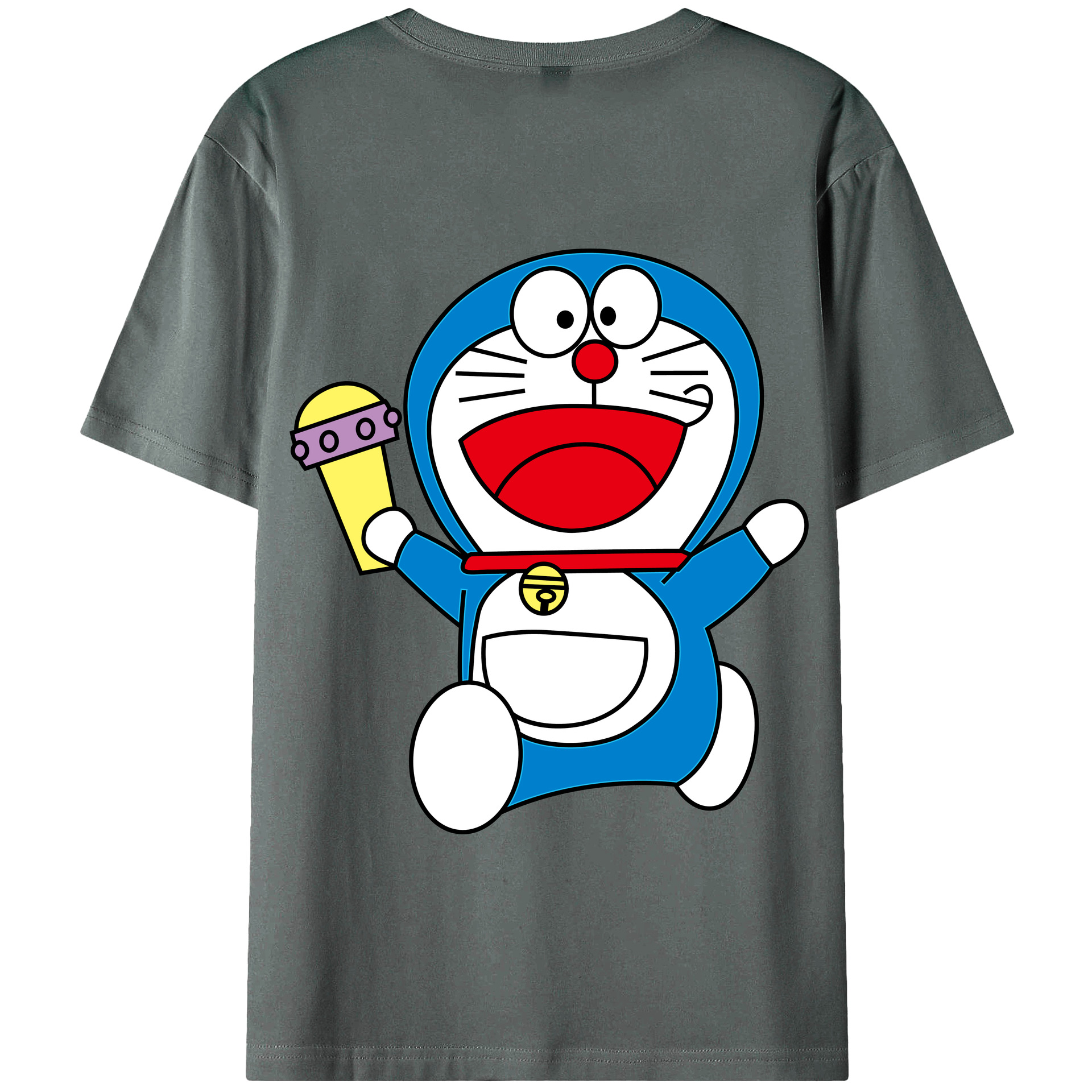 （画像用） ドラえもん Doraemon 綿100％半袖Tシャツ（背面プリント）